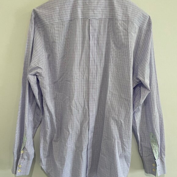 Paul Smith Men Blue Check Shirt Size M - Picture 8 of 8